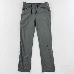 Patagonia Quandary Hiking Pant Women 4 Gray DWR Roll Up UPF40 Gorpcore 55416